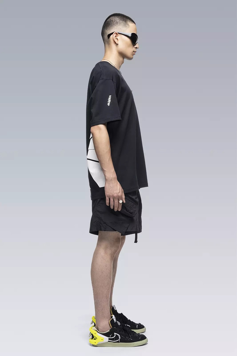 ACRONYM S24-PR-C Pima Cotton Short Sleeve T-shirt Black outlook