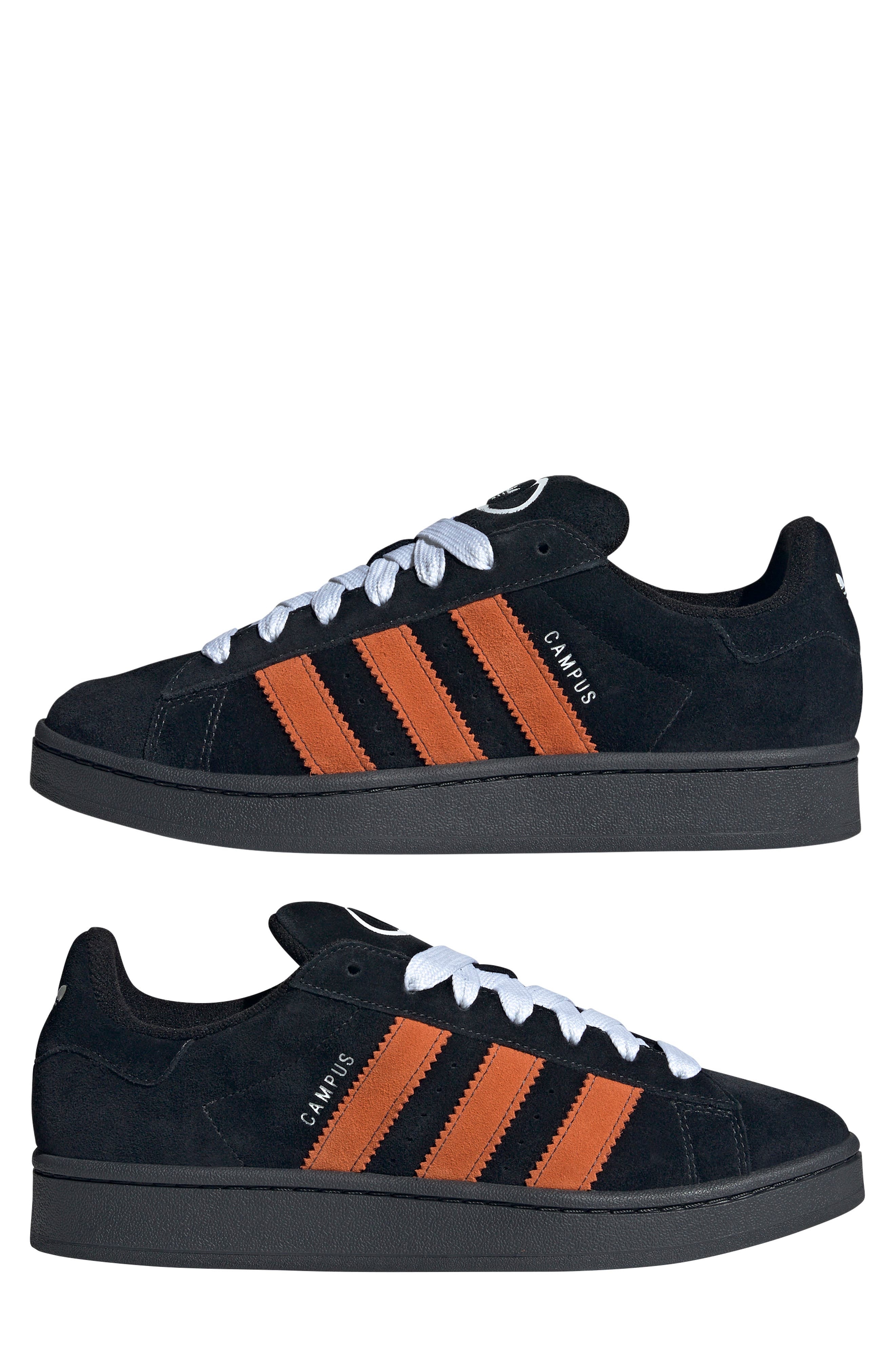adidas Campus 00s Sneaker in Carbon/Orange/White at Nordstrom - 8