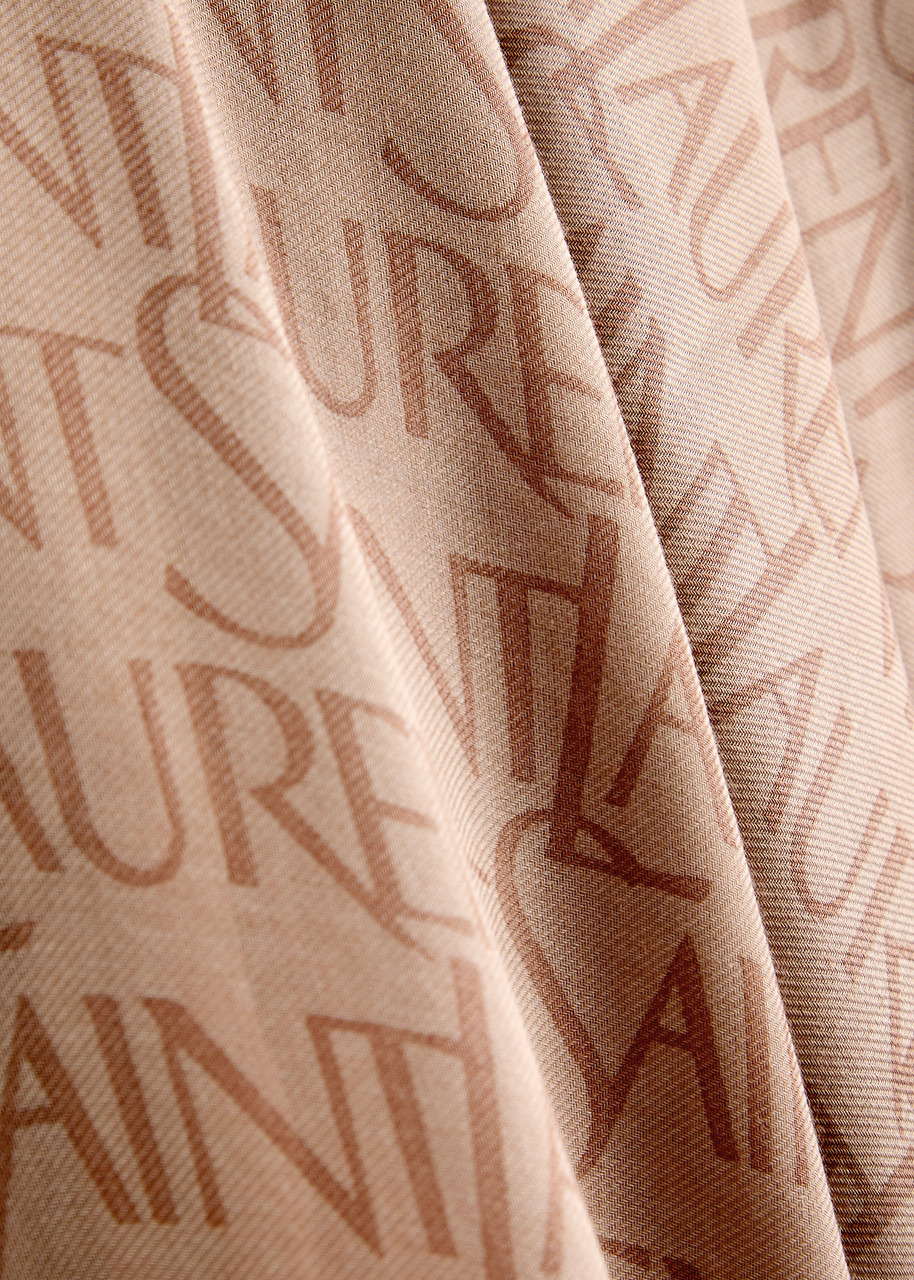 Saint Laurent Logo-monogrammed Modal-blend Scarf - 3