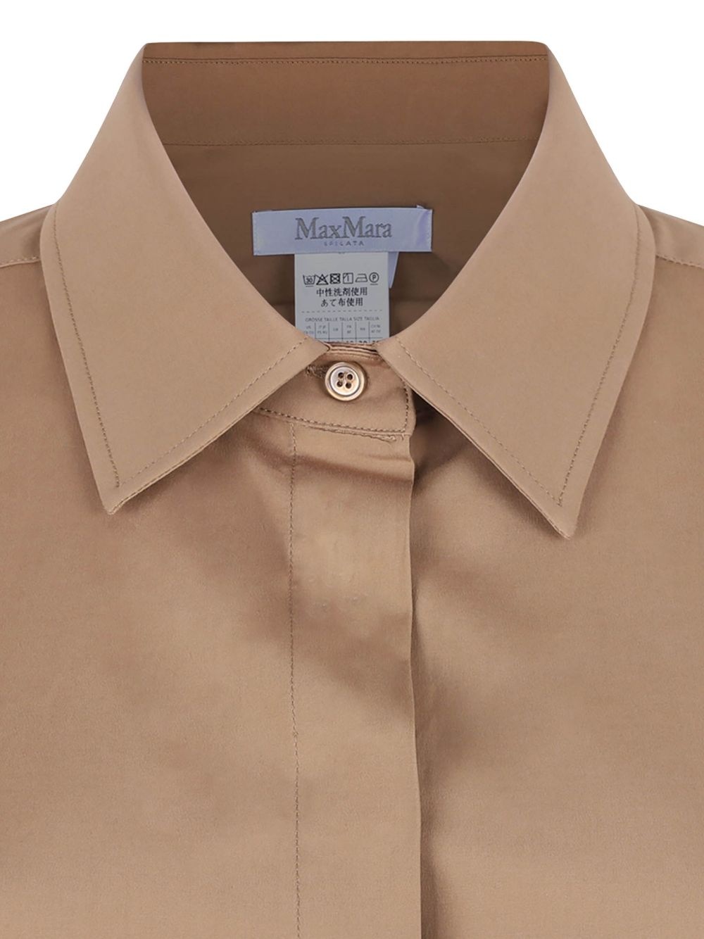 logo-embroidered shirt - 3