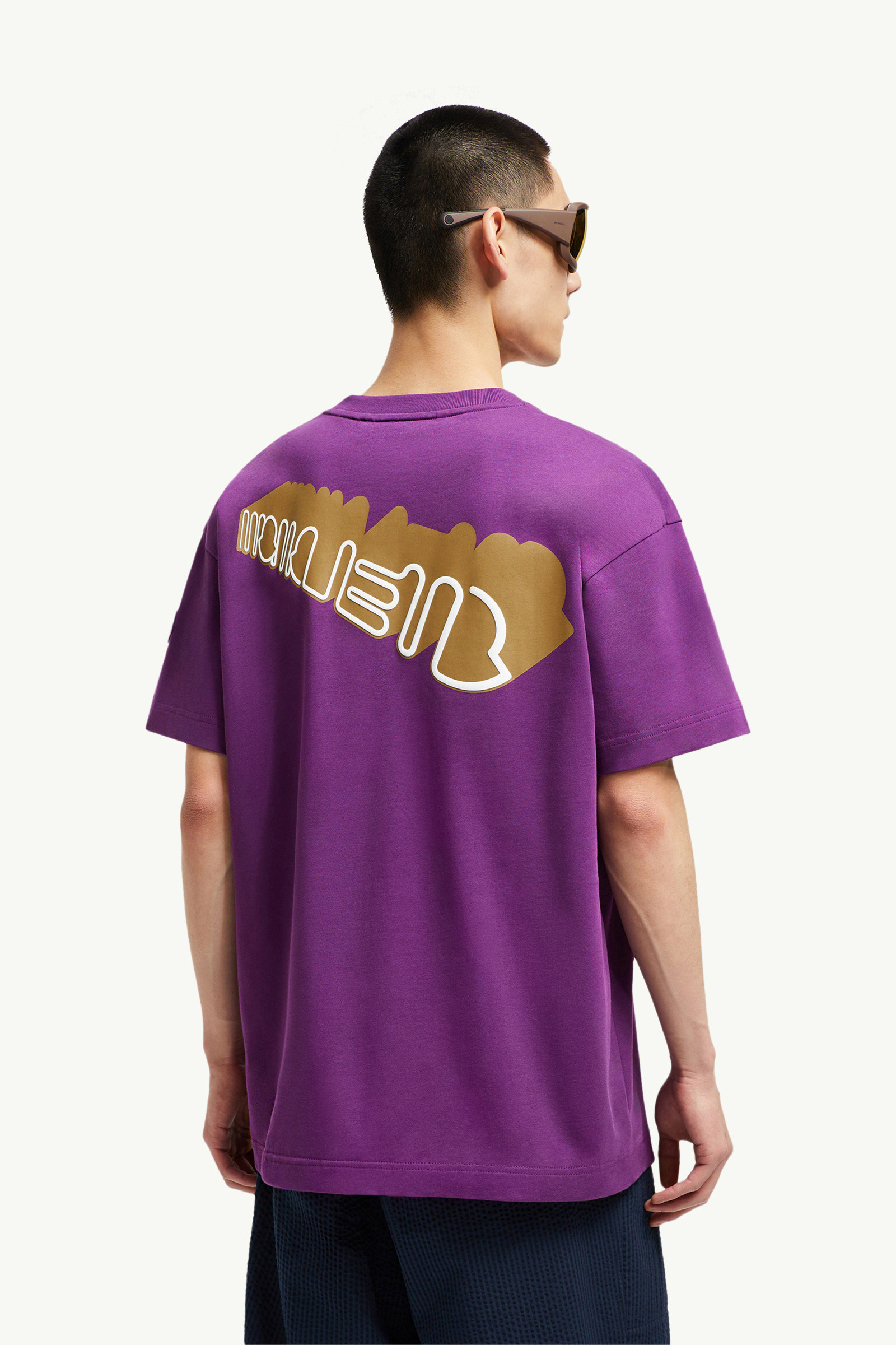 Curved Logo Cotton T-Shirt - 2