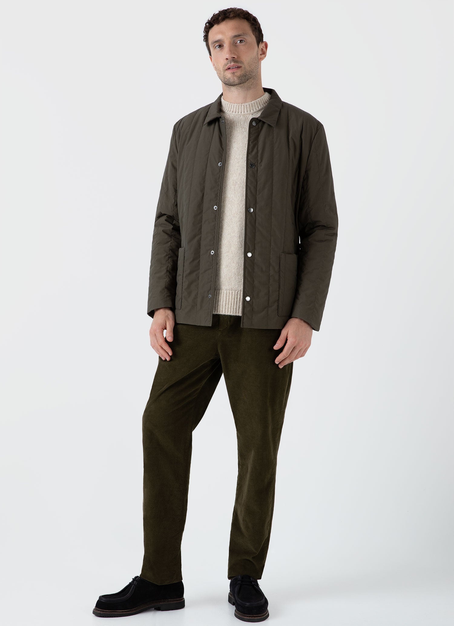 Cellular Cord Drawstring Trouser - 2