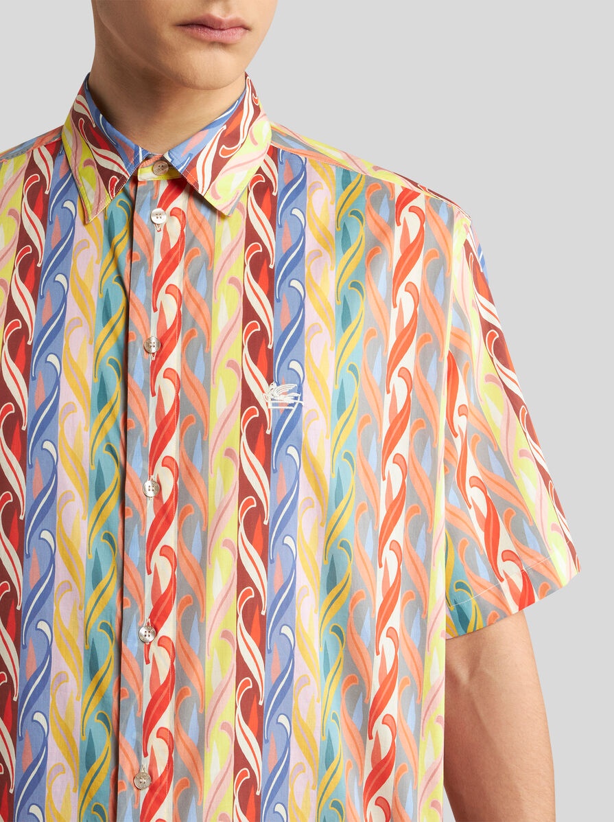 ETRO SUMMER SHIRT WITH MULTICOLOURED MOTIF - 3