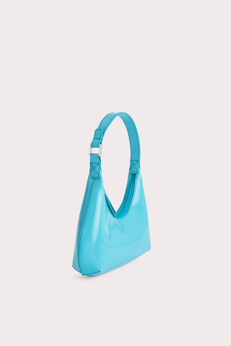 BY FAR Baby Amber Aquamarine Semi Patent Leather outlook