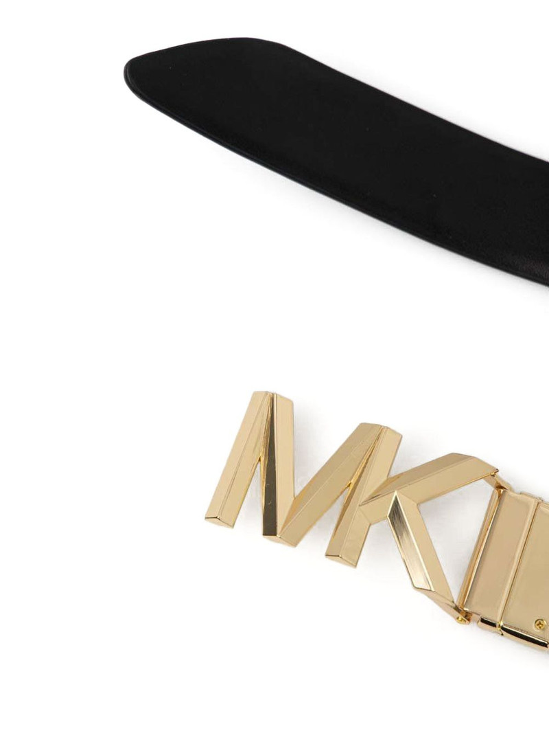 monogrammed leather belt 4