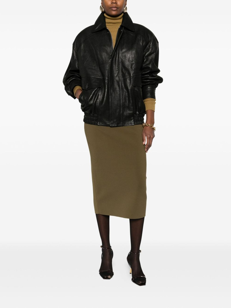 SAINT LAURENT leather jacket outlook