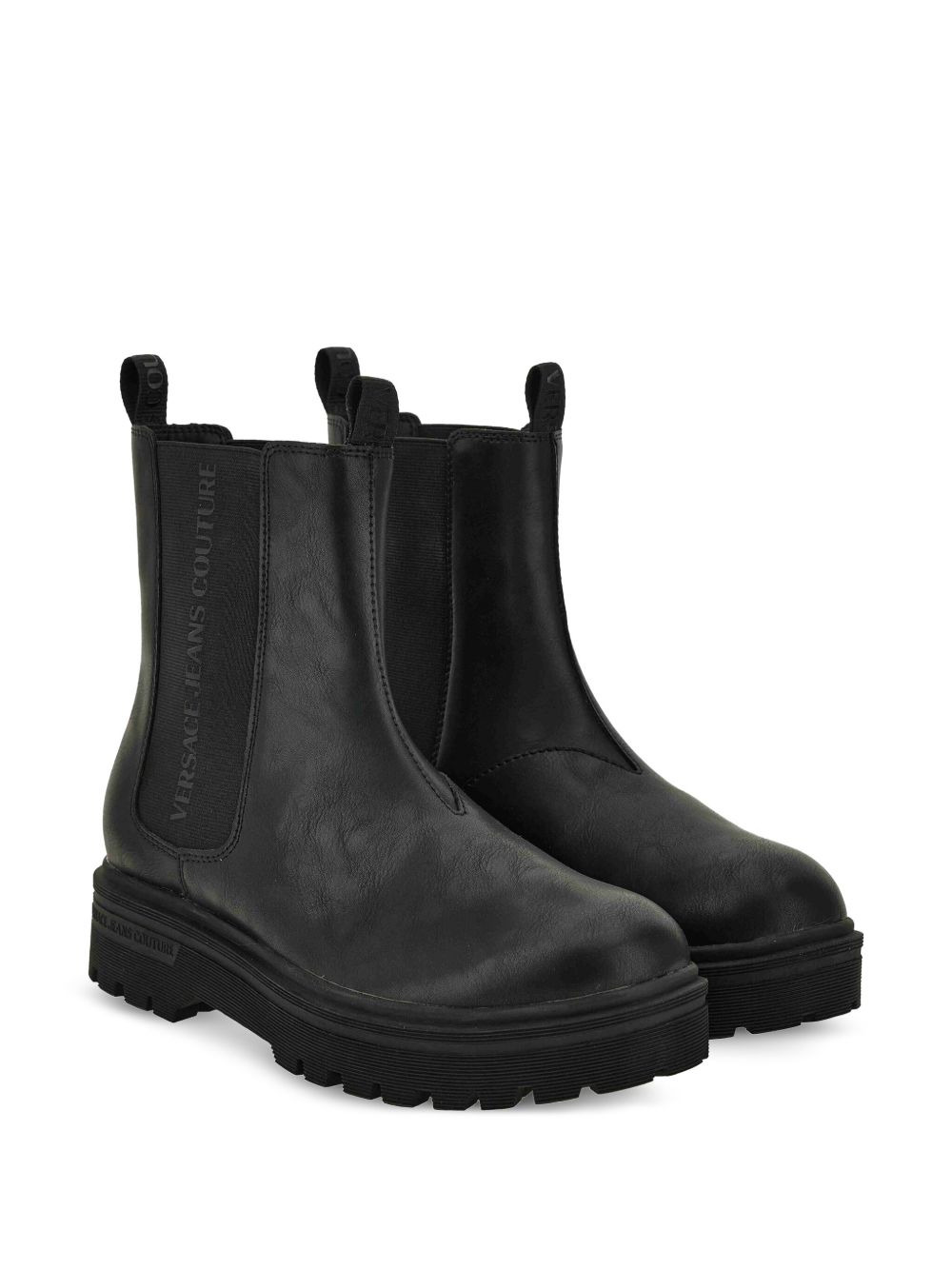 logo-detail elastic-panel boots - 2