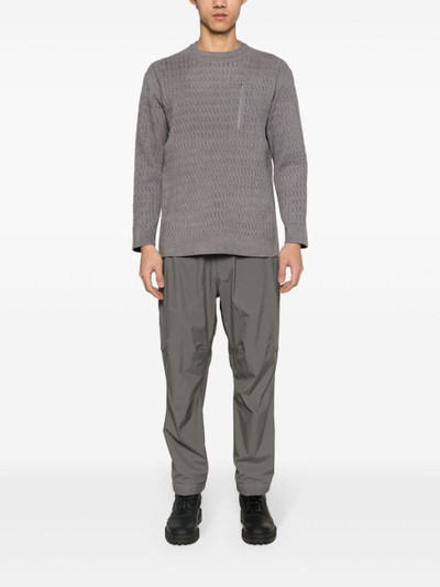 DESCENTE ALLTERRAIN Fusion cable-knit jumper outlook