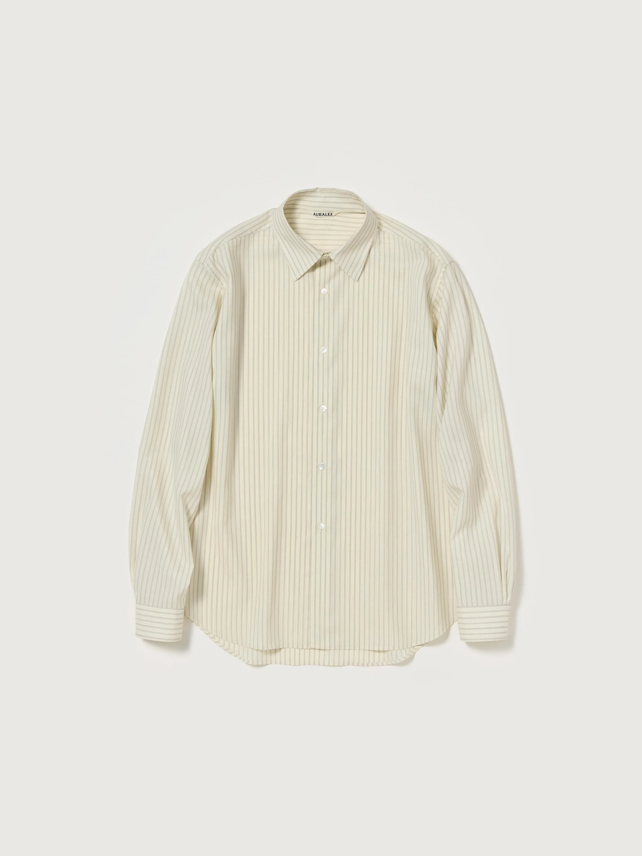 SUPER FINE WOOL STRIPE SHIRT - 1