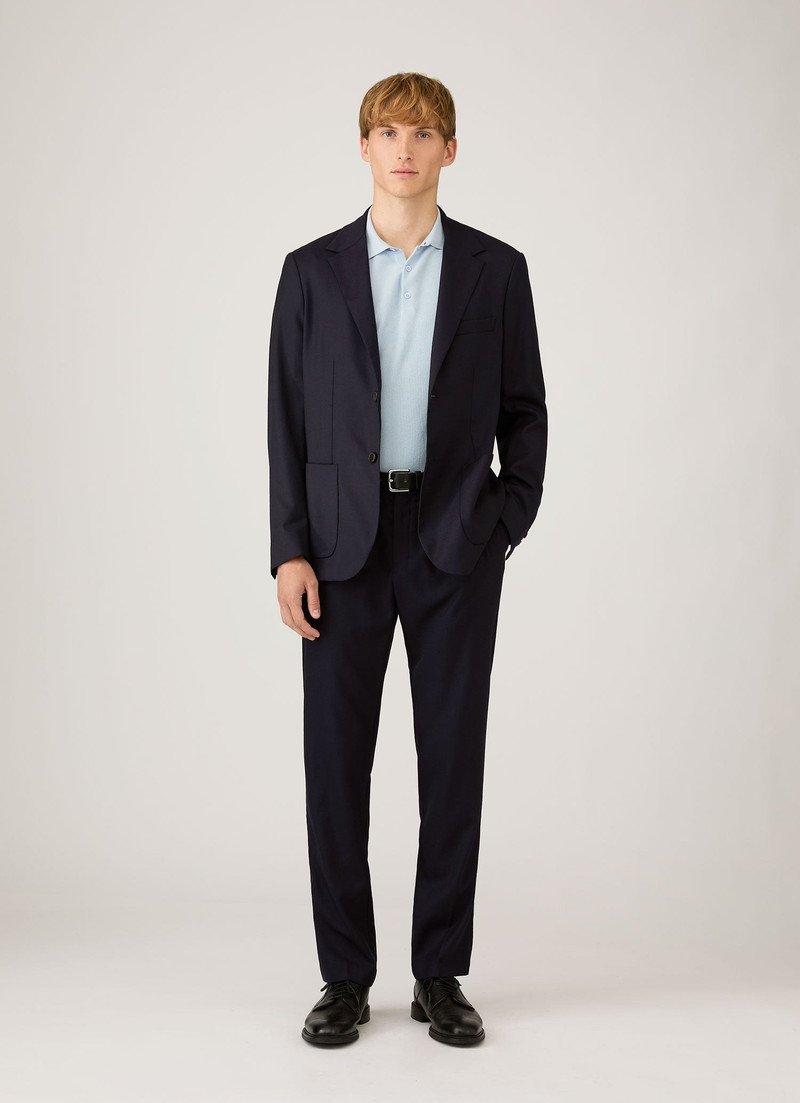 Sunspel Knit Polo Shirt outlook