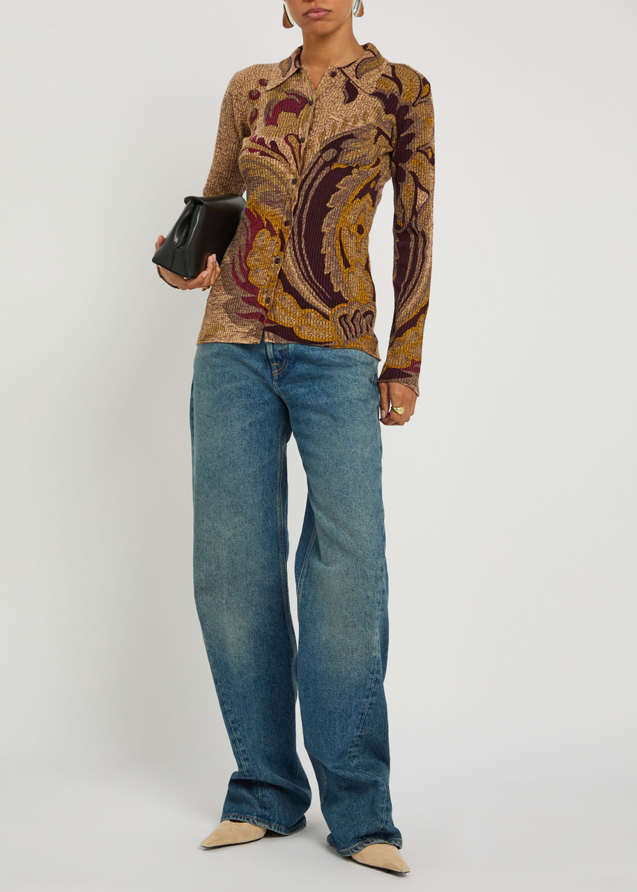 Etro Floral-print Wool Shirt - 4
