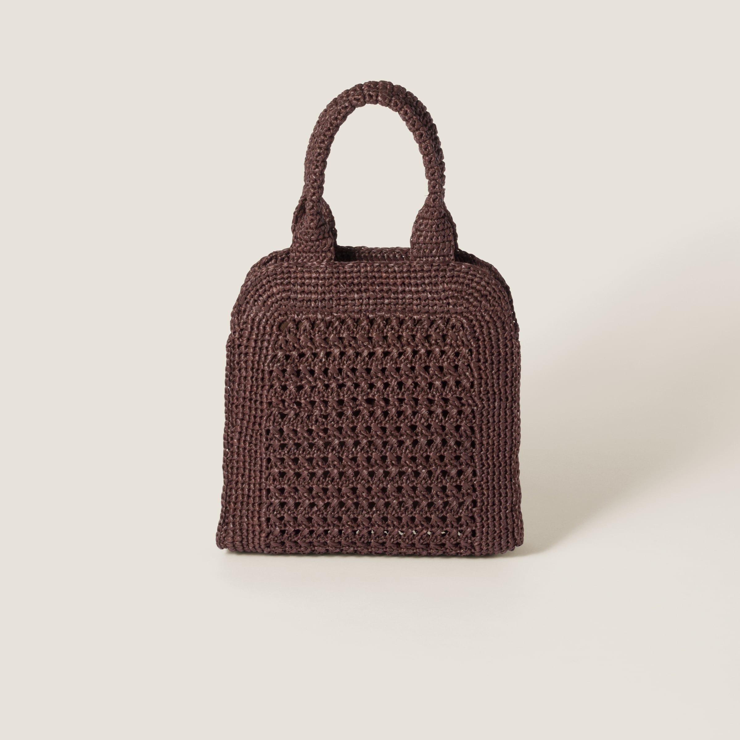 Raffia-effect woven tote bag - 3