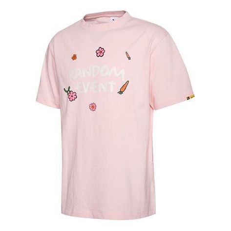 PUMA x Randomevent Graphic T-Shirt 'Pink White' 59666573 - 2