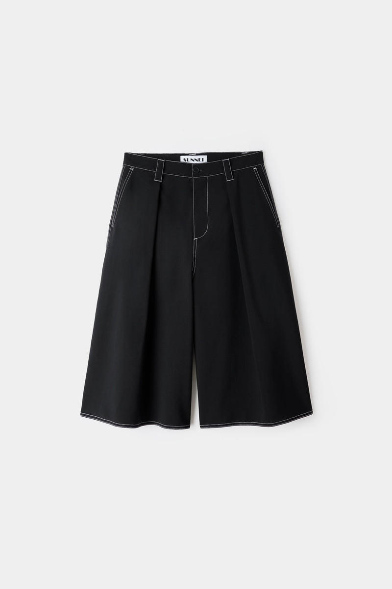 SUNNEI SHORT LARGO PANTS / black outlook