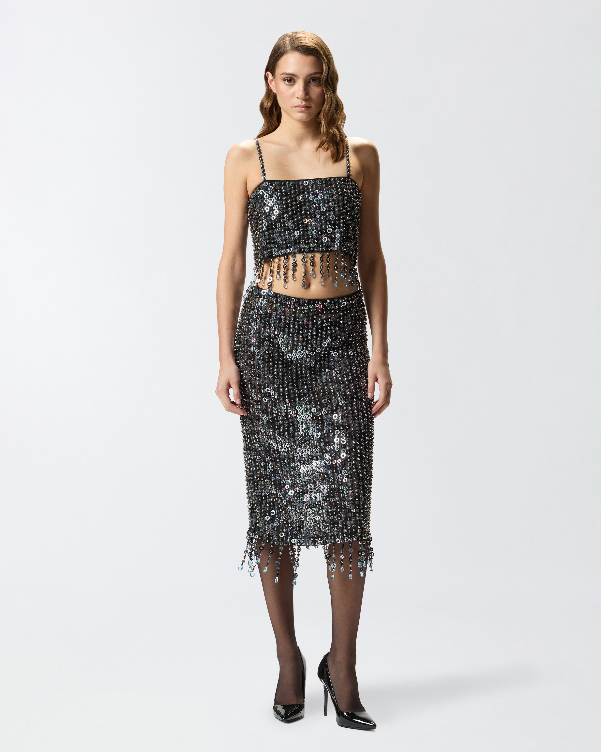 TOP WITH SEQUINS AND CRYSTALS - 3