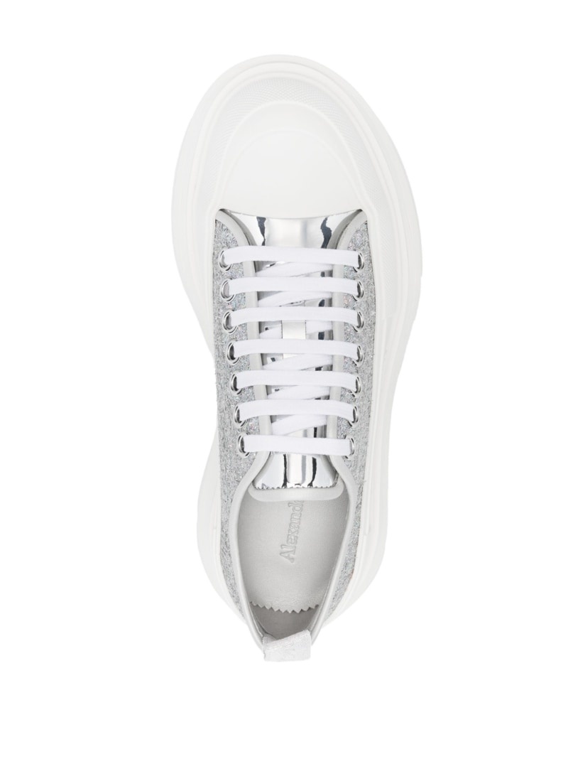 Tread Slick glitter low-top sneakers - 4