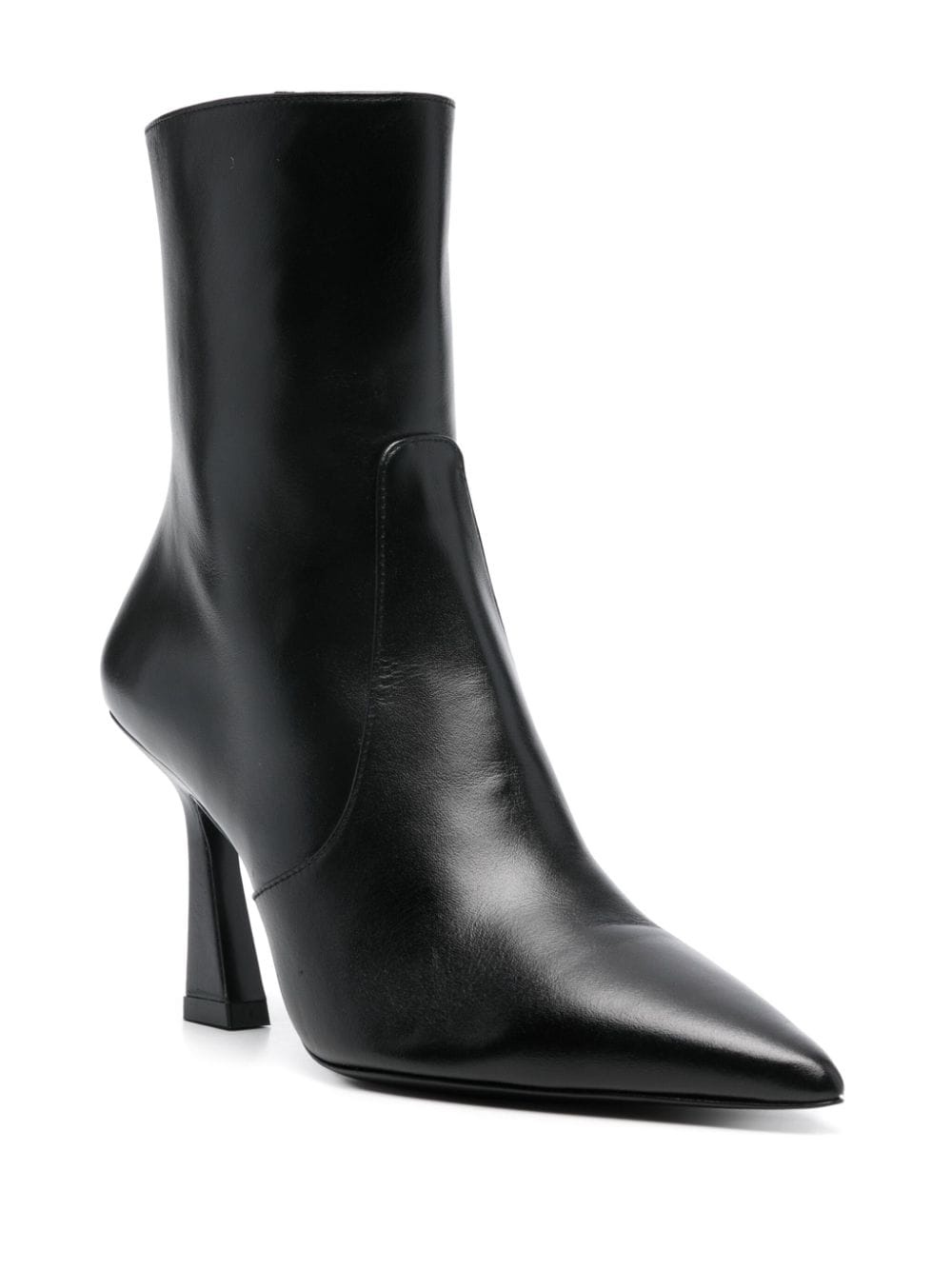 90mm leather ankle boots - 2