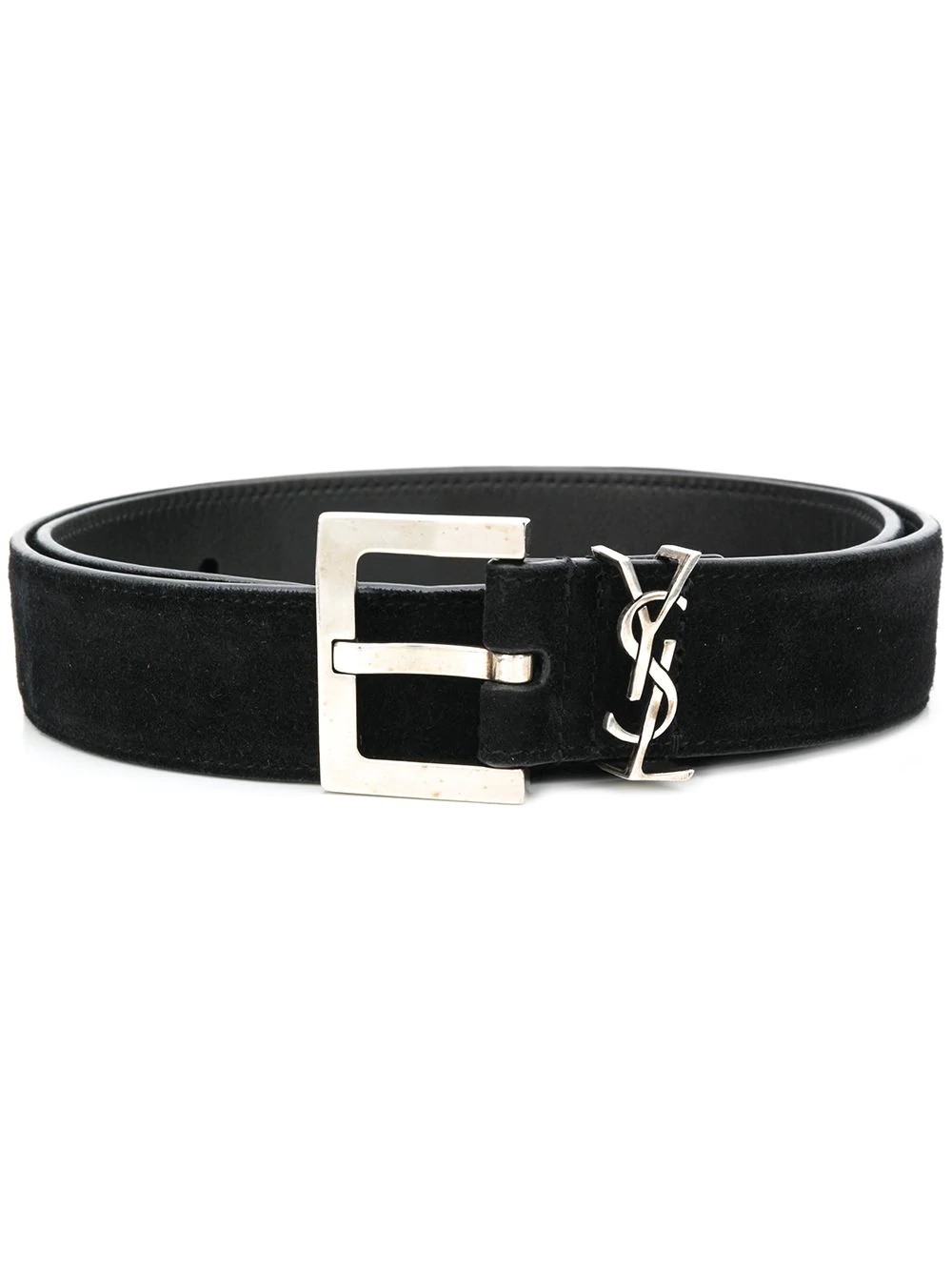 Monogram square-buckle belt - 1