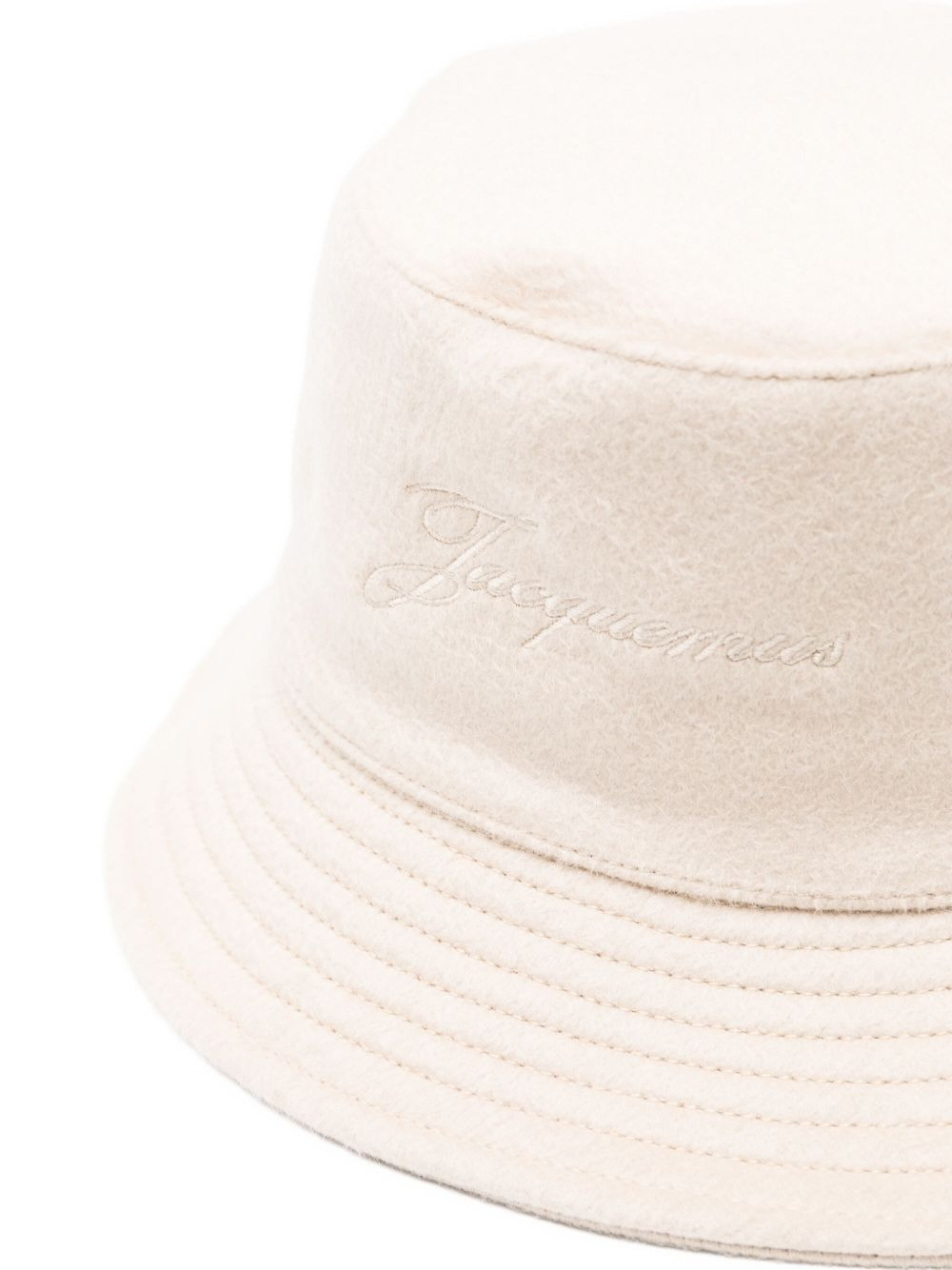 embroidered-logo bucket hat - 3