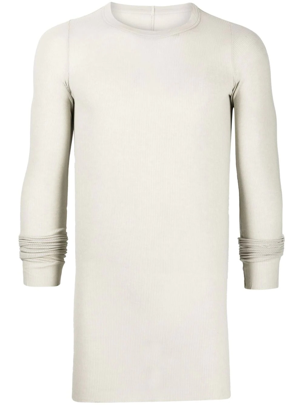 Rib long-sleeve T-shirt - 1