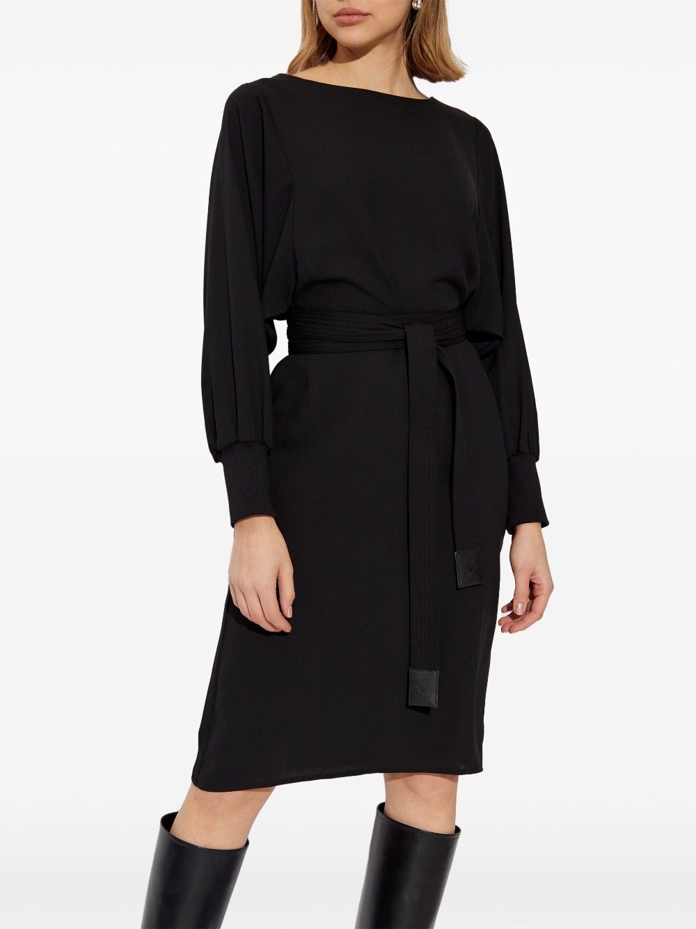 belted dress - 3