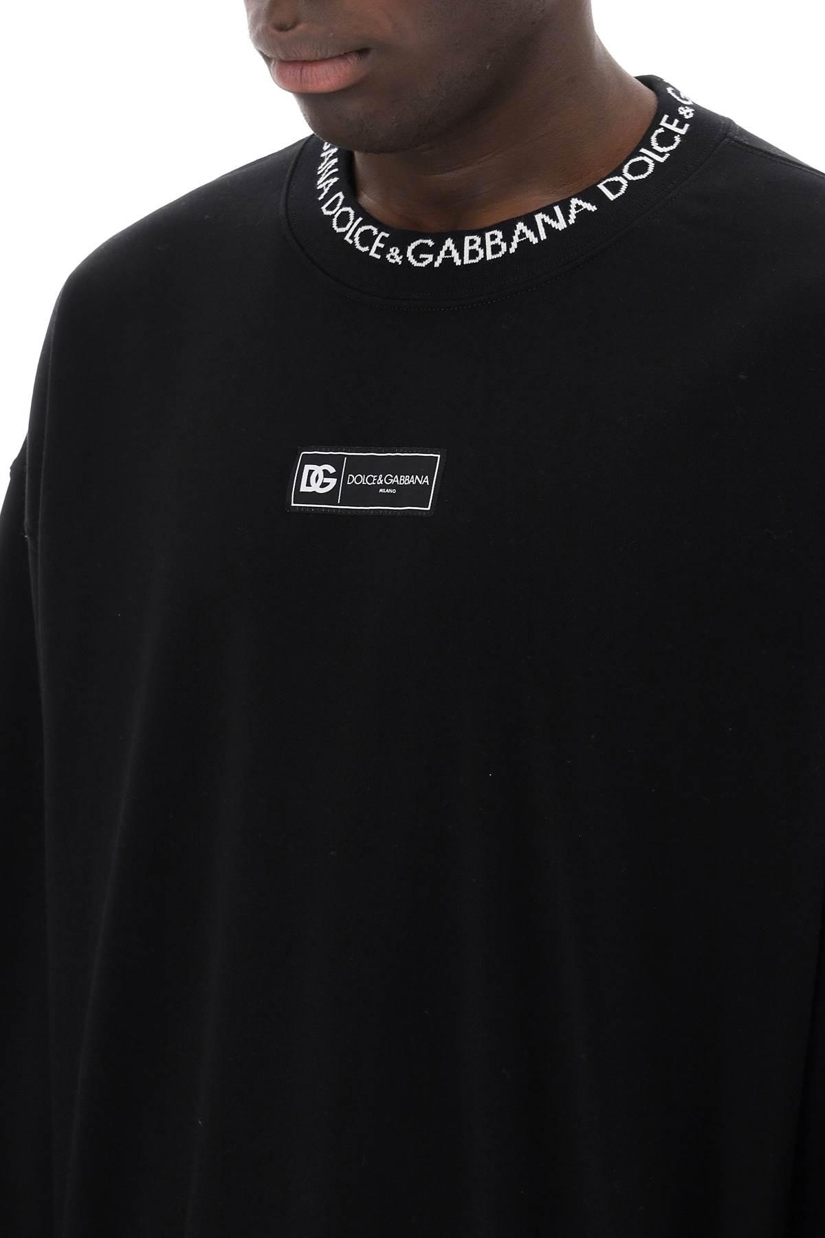 Dolce & Gabbana "Oversized Sweatshirt With - 5