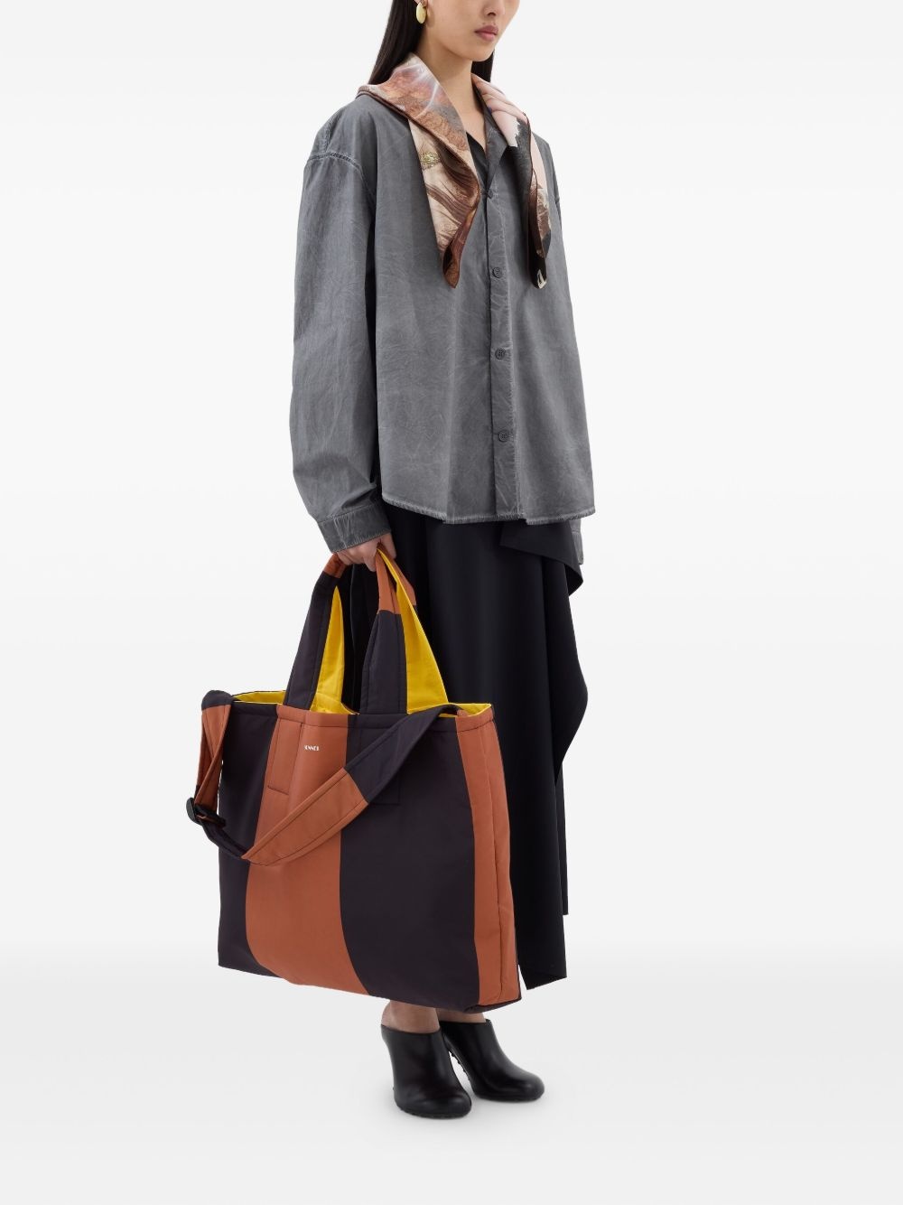 Everyday colour-block tote bag - 2
