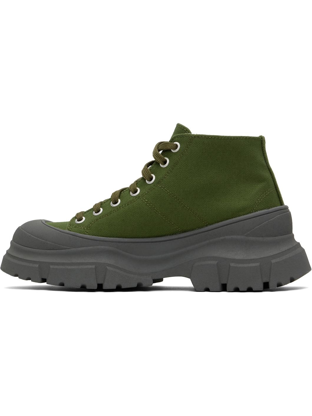 Green & Gray Fairway Sneakers - 3