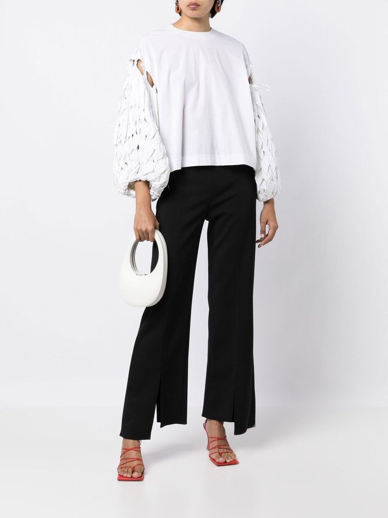 A.W.A.K.E. MODE woven puff-sleeve blouse outlook