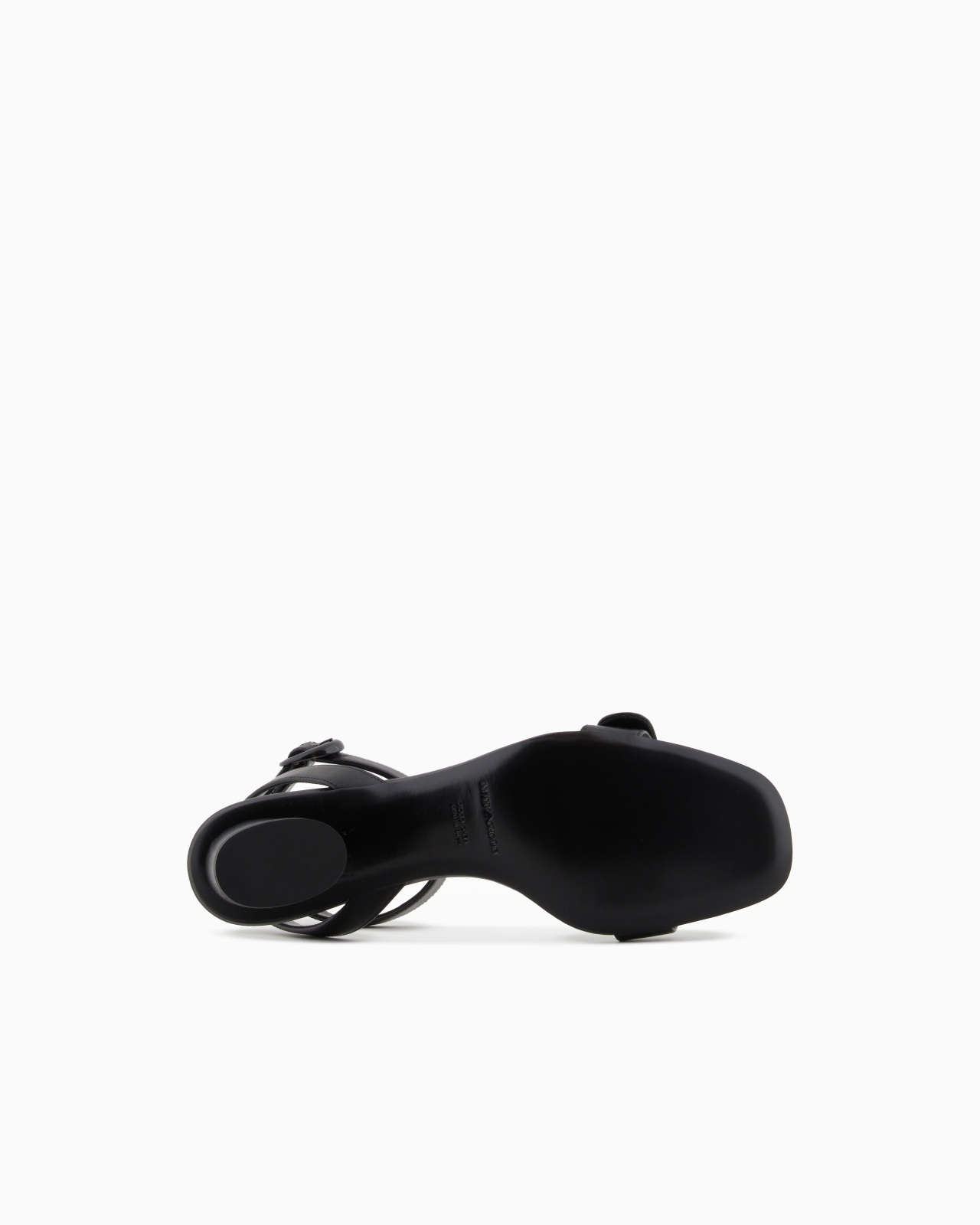 HEELED SANDALS WITH LEATHER DOUBLE STRAP - 6