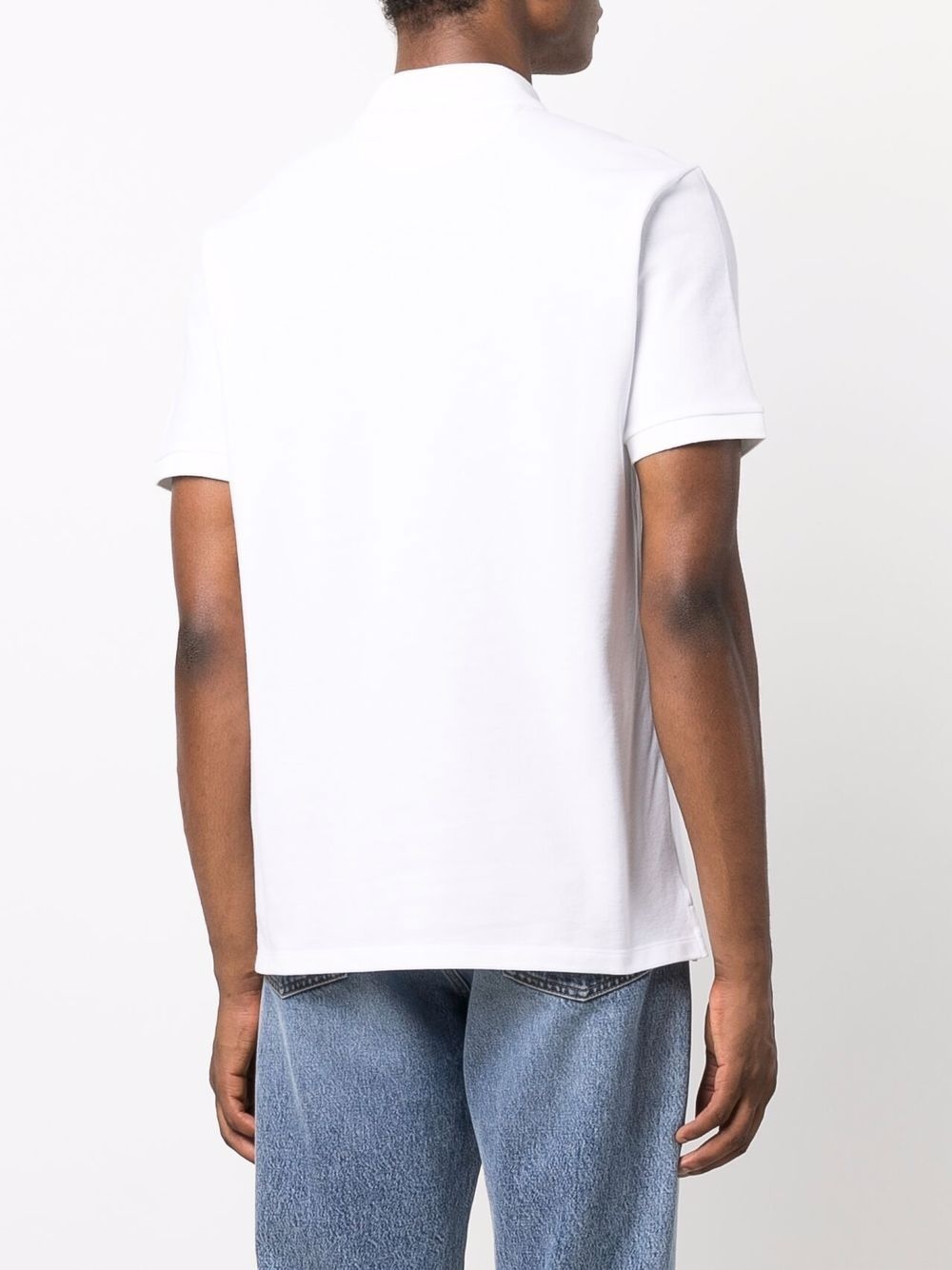 VLTN logo patch polo shirt - 4