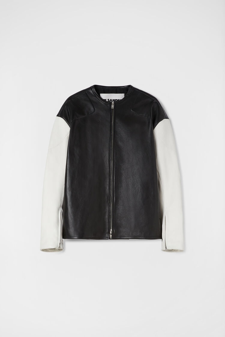 Jil Sander Leather Biker Jacket | REVERSIBLE