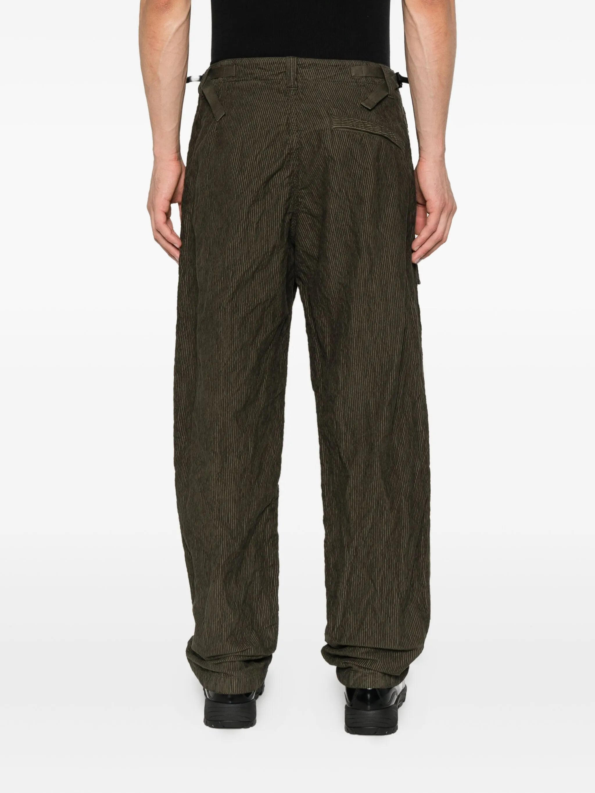 Stone Island Wrinkled Corduroy Straight-leg Trousers - 4
