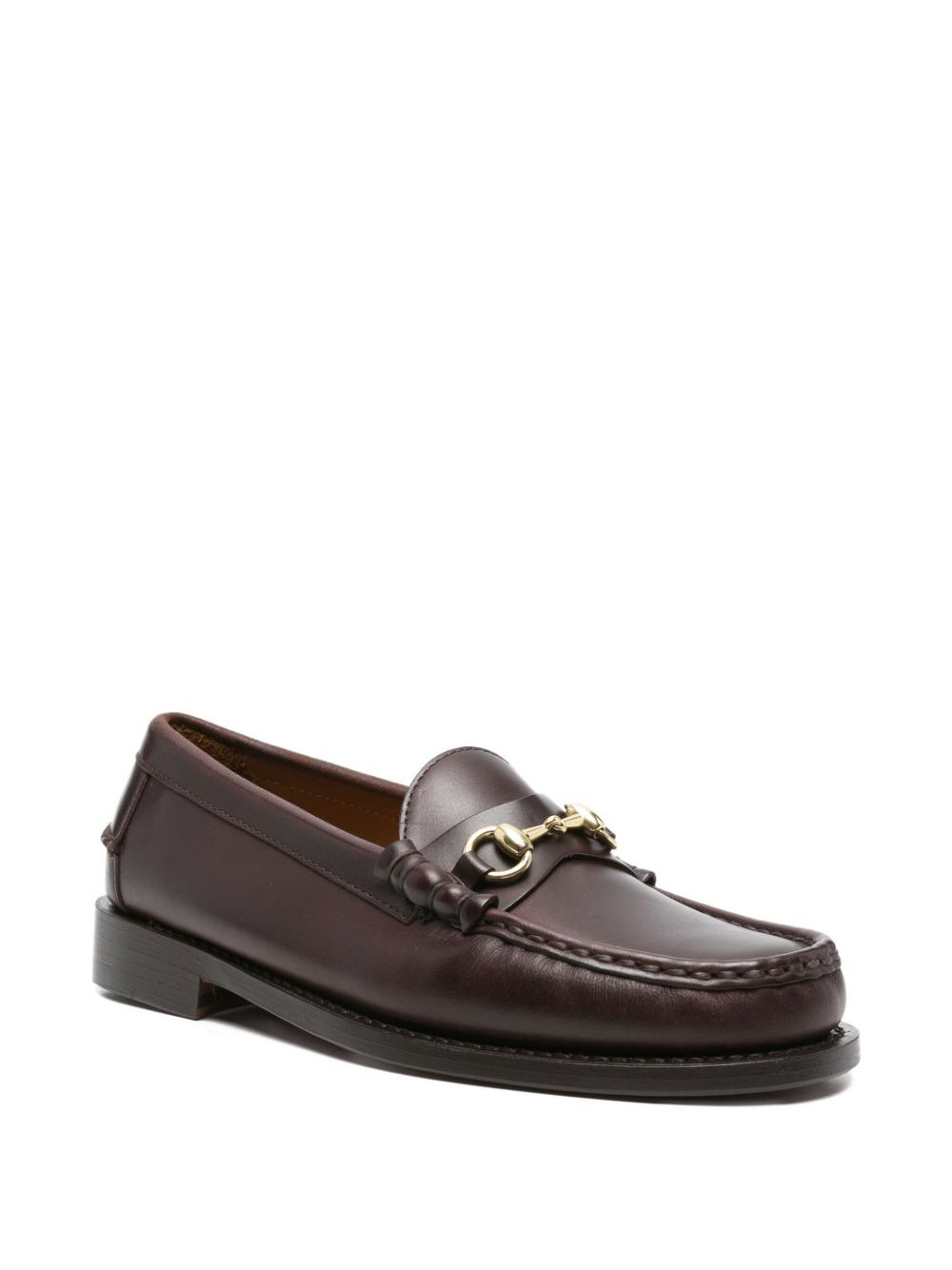 horsebit leather loafers - 2