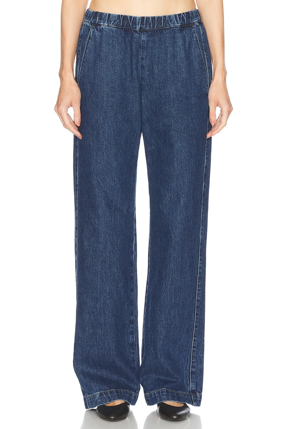 Baggy Straight Leg Jeans - 1