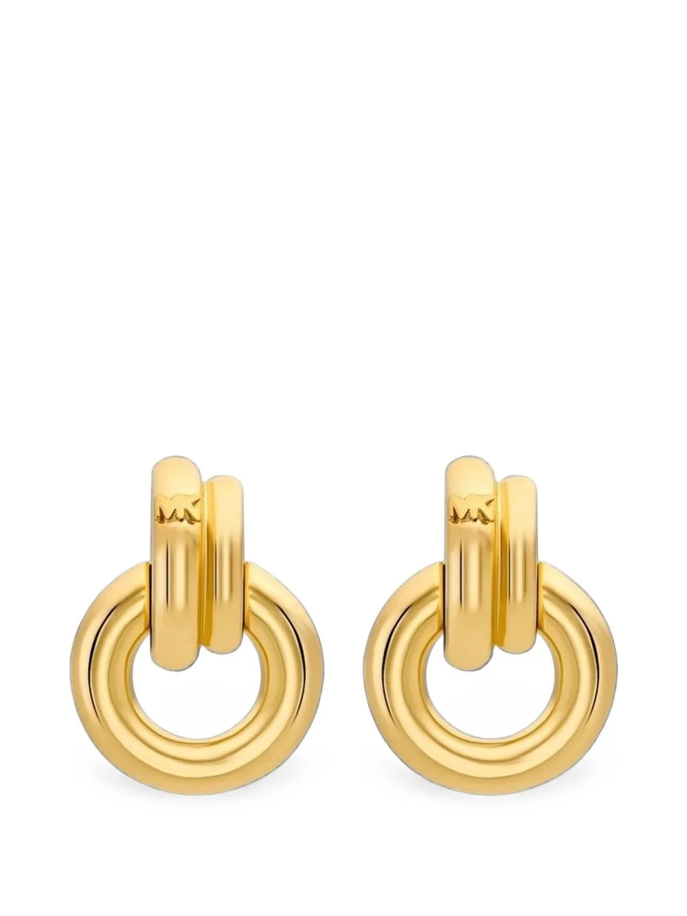 interlocking hoop earrings - 1