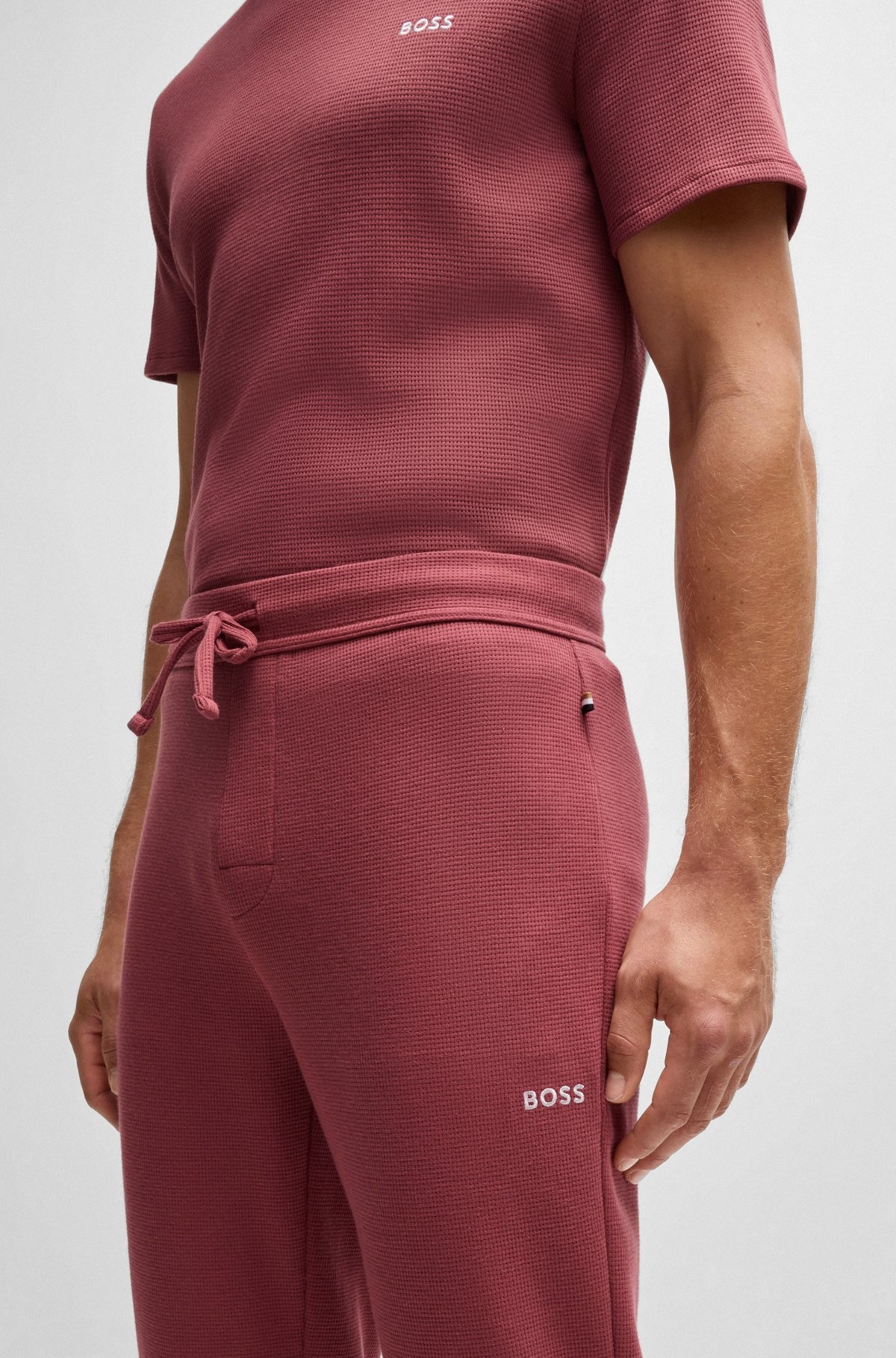 PAJAMA BOTTOMS WITH EMBROIDERED LOGO - 5
