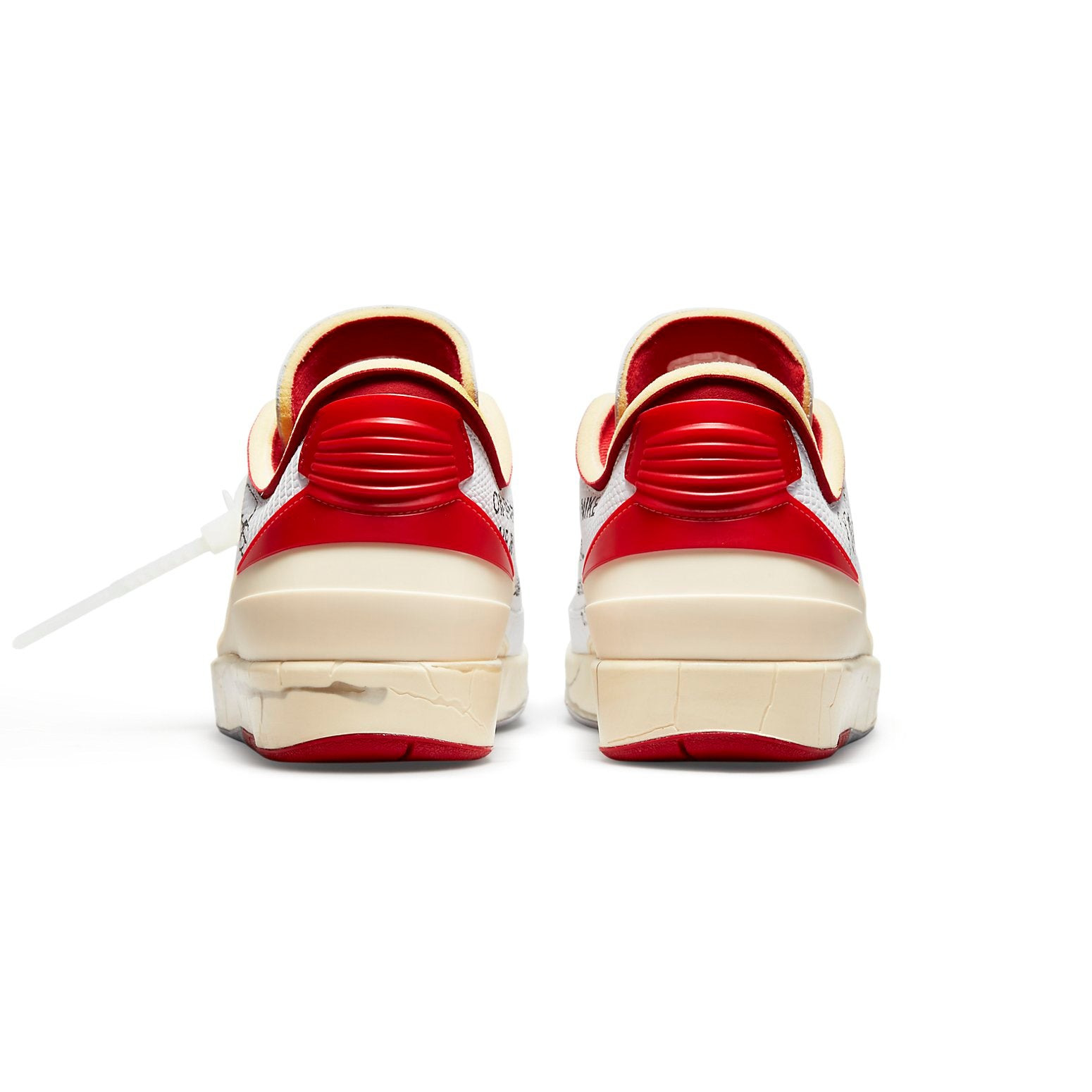 Off-White x Air Jordan 2 Retro Low SP 'White Varsity Red' DJ4375-106 - 5