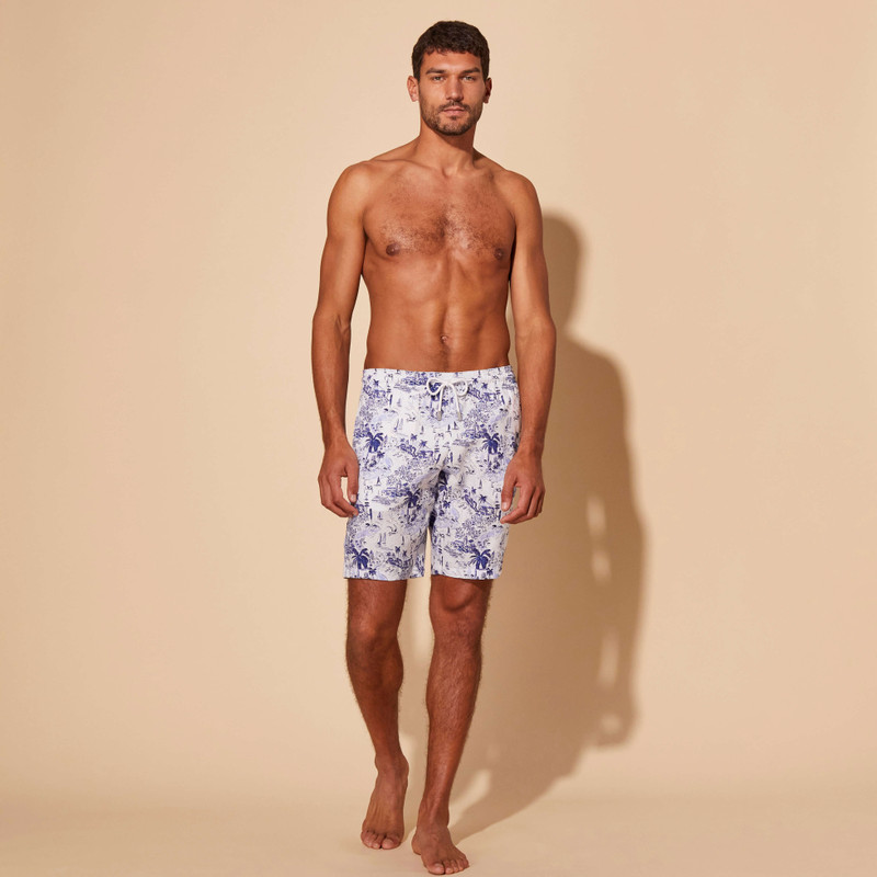 Vilebrequin Men Linen Bermuda Shorts Riviera outlook