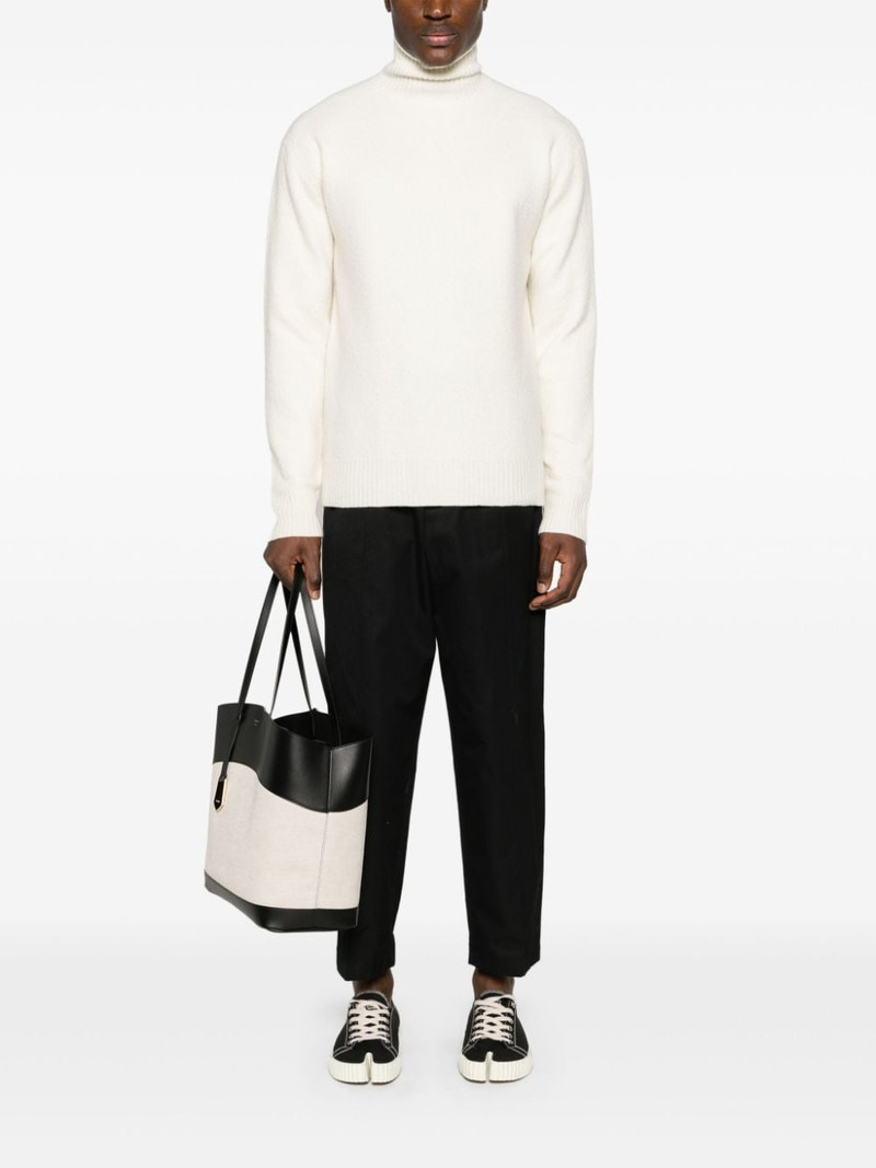 Jil Sander roll-neck boiled wool jumper outlook