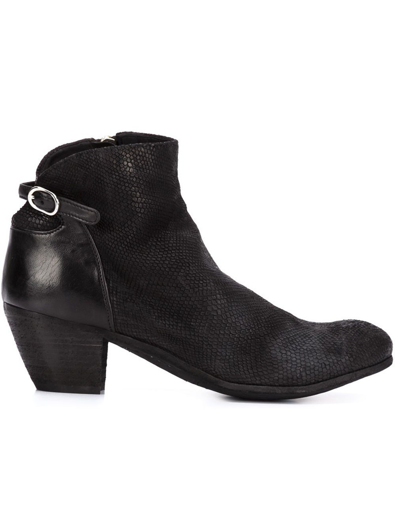 panelled ankle boots 1