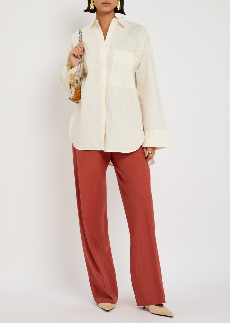 Vince Cotton-blend Trousers - 4