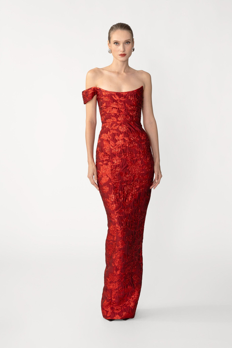 JACKSON JACQUARD GOWN 1