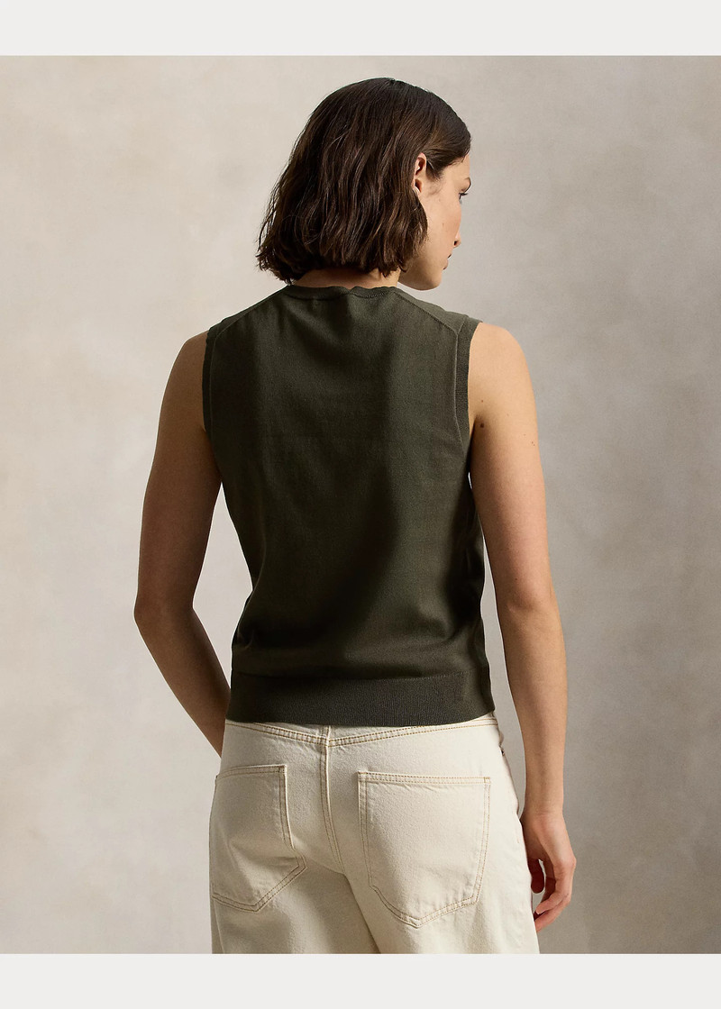 Sleeveless Crewneck Sweater 4