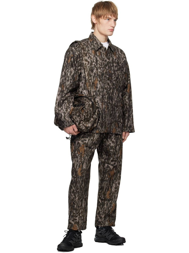 South2 West8 Brown Belted C.S. Trousers outlook