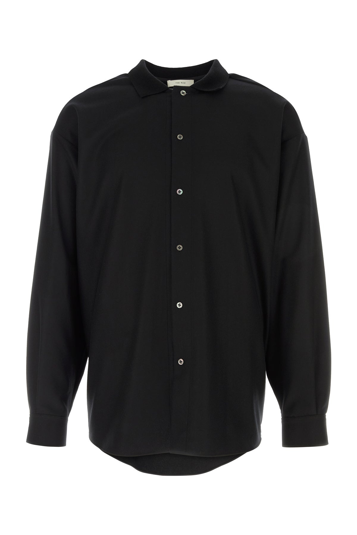 Black wool blend Stendhal shirt - 1