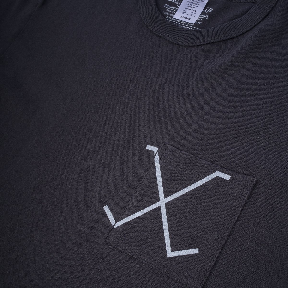 OGL-TEE-WX2-BLK OGL 6.2oz Pocket Tee - Black - 7