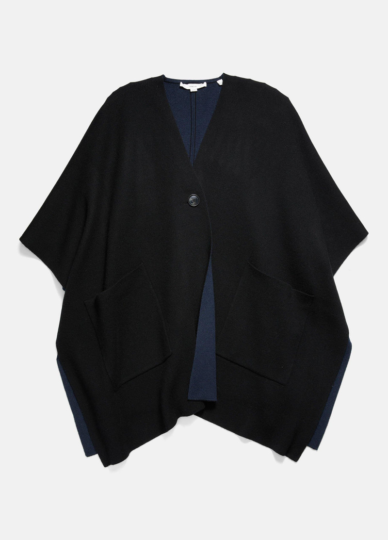 Vince Wool and Cashmere Double-Face Cape outlook