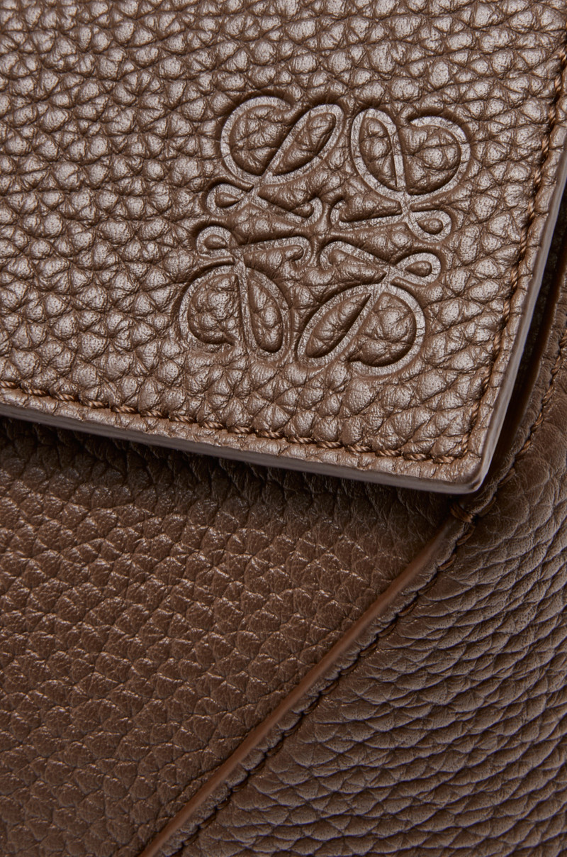 Large Puzzle Edge bag in grained calfskin 8