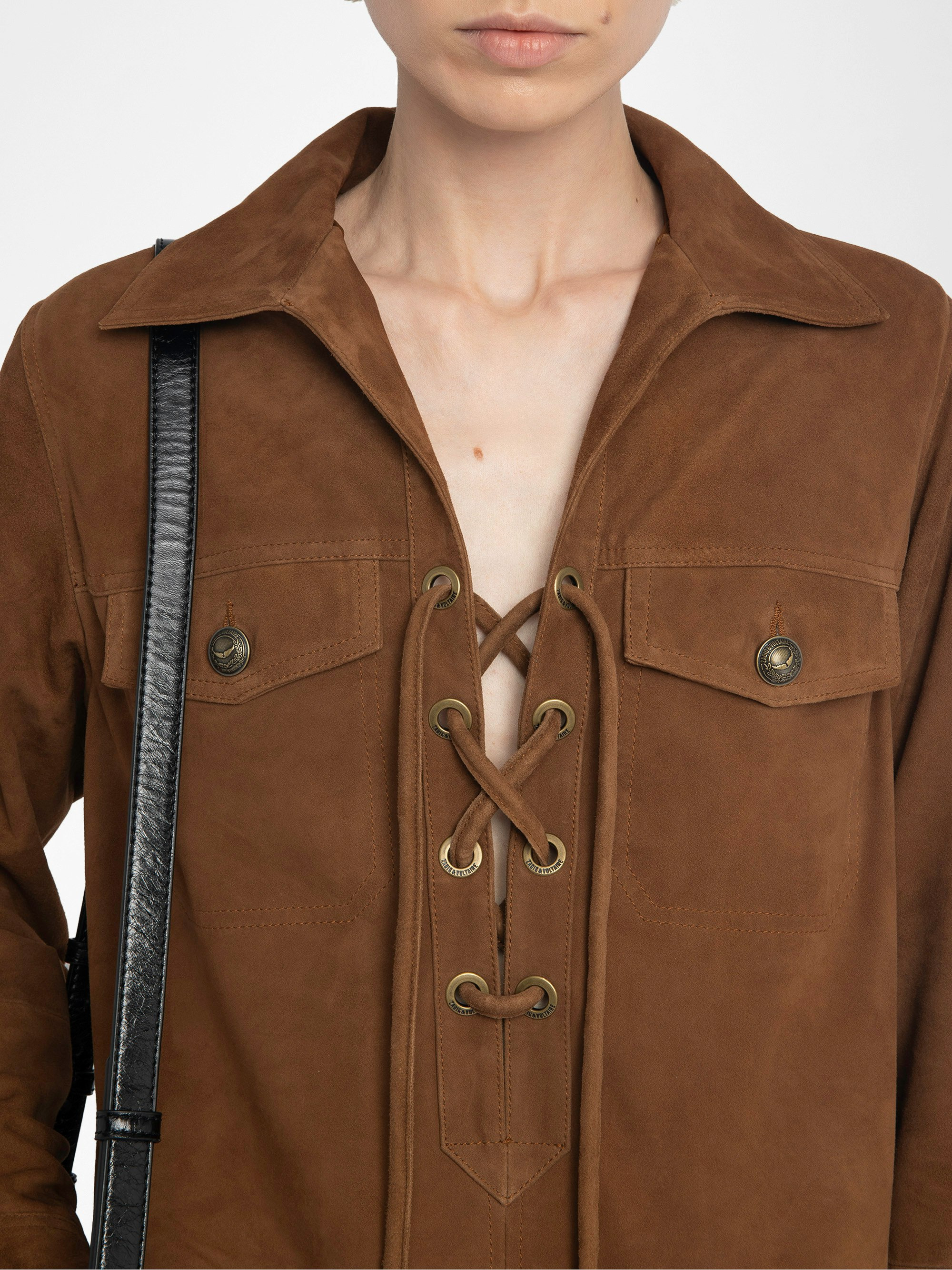 Remacha Suede Leather Dress - 7